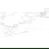 Mexen Viola Grey glazed rectified tile G1, floor-wall tile 120 x 60 cm, gloss - TL130-120-060-02