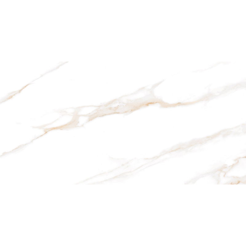 Mexen Belinda Gold glazed rectified porcelain tile G1, floor-wall tile 120 x 60 cm, gloss - TL132-120-060-00