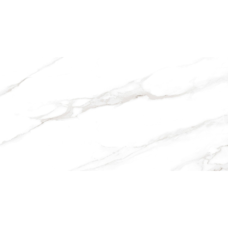 Mexen Belinda Grey glazed rectified gres tile G1, floor and wall tile 120 x 60 cm, gloss - TL132-120-060-01