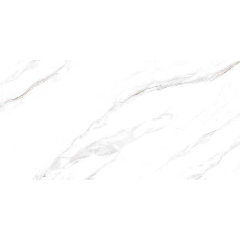 Mexen Belinda Grey glazed rectified gres tile G1, floor and wall tile 120 x 60 cm, gloss - TL132-120-060-01