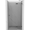 Mexen Lunar pivot shower door right 95 cm, transparent, brushed gun gray - 834-095-000-66-00-P