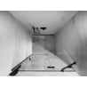 Mexen Lunar shower door right hinged 95 cm, transparent, gun gray brushed - 834-095-000-66-00-P