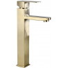 Mexen Emma high washbasin faucet, brushed gold - 71910-50