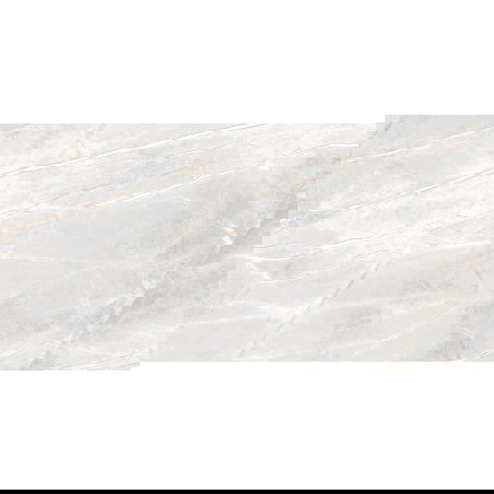 Mexen Cressida White glazed rectified tile G1, floor-wall 120 x 60 cm, gloss - TL135-120-060-01