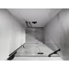 Mexen Lunar shower door swing-out right 80 cm, transparent, black - 834-080-000-70-00-P