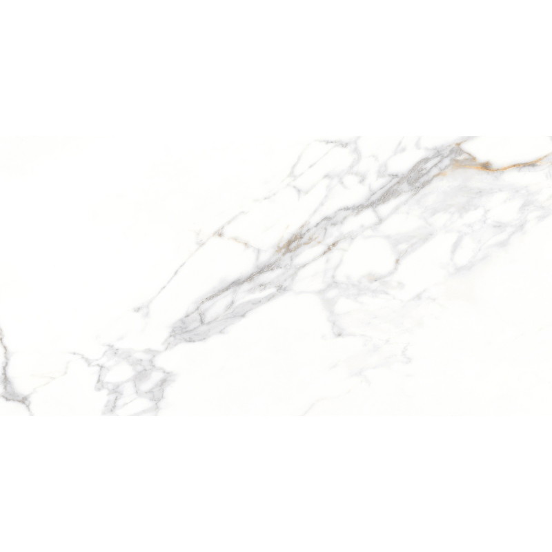 Mexen Agata Rectified glazed white gres G1, floor-wall tile 120 x 60 cm, glossy - TL144-120-060-00