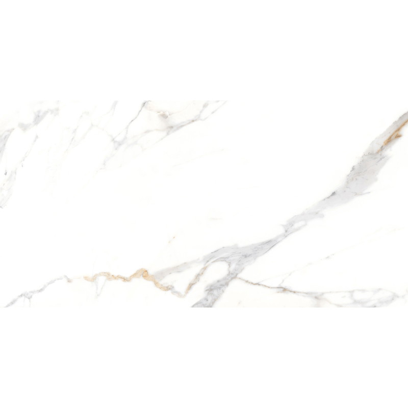 Mexen Agata Rectified glazed white gres G1, floor-wall tile 120 x 60 cm, glossy - TL144-120-060-00