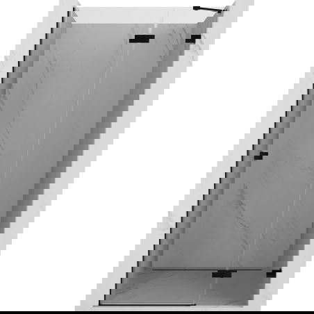 Mexen Lunar right-hinged shower door 105 cm, transparent, black - 834-105-000-70-00-P