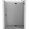 Mexen Lunar Shower Door Right 135 cm, Transparent, Black - 834-135-000-70-00-P