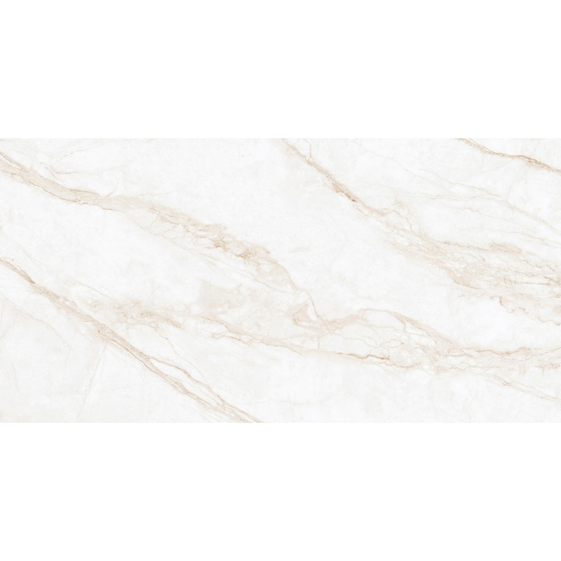 Mexen Rayas Beige Glazed Porcelain Rectified G1, Floor and Wall Tile 120 x 60 cm, Gloss - TL147-120-060-00
