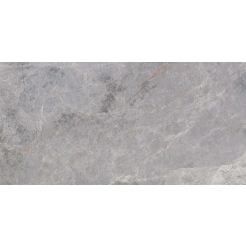 Mexen Tens Grey glazed rectified porcelain tile G1, floor and wall tile 120 x 60 cm, gloss - TL148-120-060-01