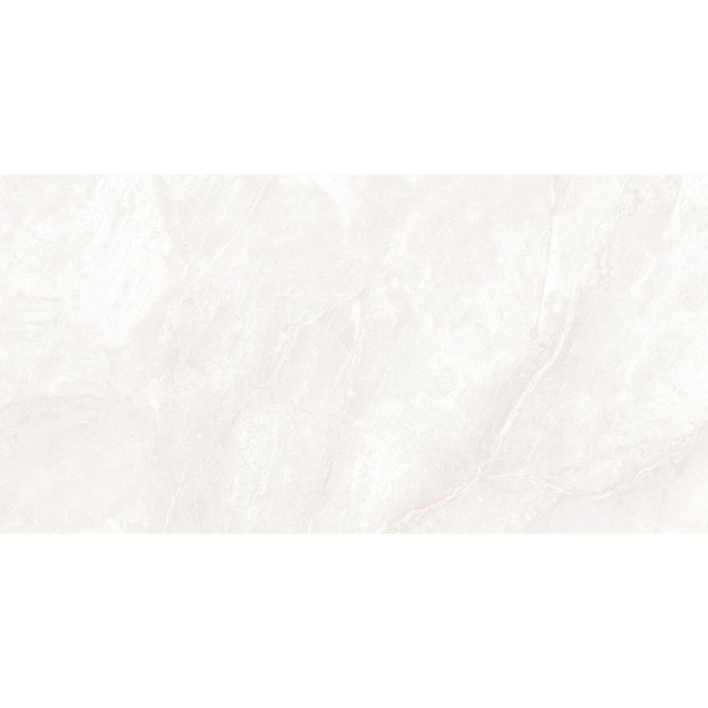 Mexen Walcey Bianco glazed rectified porcelain stoneware tile, floor-wall tile 120 x 60 cm, gloss - TL150-120-060-00