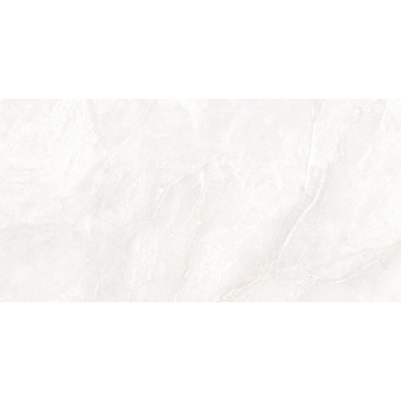 Mexen Walcey White Glazed Rectified Porcelain Tile G1, Floor-Wall Tile 120 x 60 cm, Gloss - TL150-120-060-00