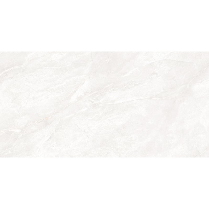 Mexen Walcey White Glazed Rectified Porcelain Tile G1, Floor-Wall Tile 120 x 60 cm, Gloss - TL150-120-060-00