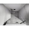 Mexen Lunar Shower Door, Right Swing 75 cm, Transparent, Gun Metal - 834-075-000-95-00-P