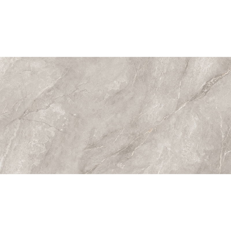 Mexen Walcey Smoke glazed rectified stoneware floor and wall tile 120 x 60 cm, glossy - TL150-120-060-05