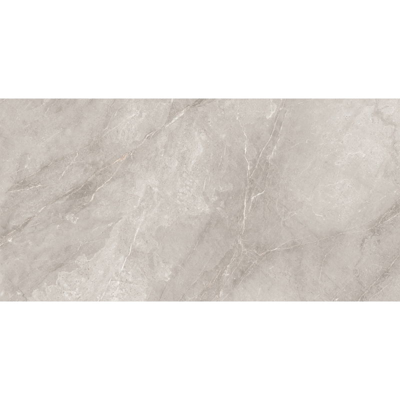 Mexen Walcey Smoke glazed rectified stoneware floor and wall tile 120 x 60 cm, glossy - TL150-120-060-05