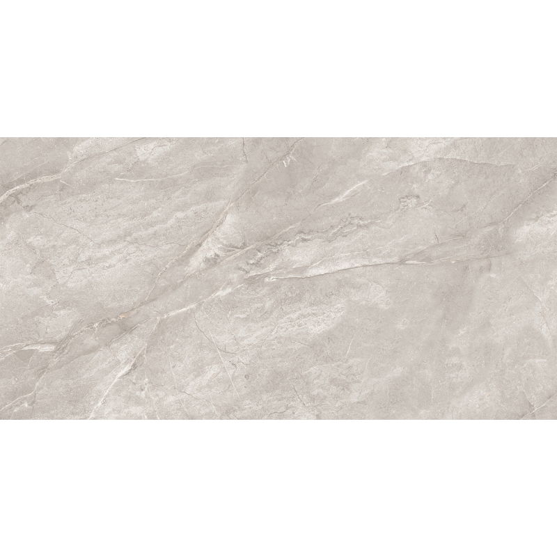 Mexen Walcey Smoke glazed rectified stoneware floor and wall tile 120 x 60 cm, glossy - TL150-120-060-05