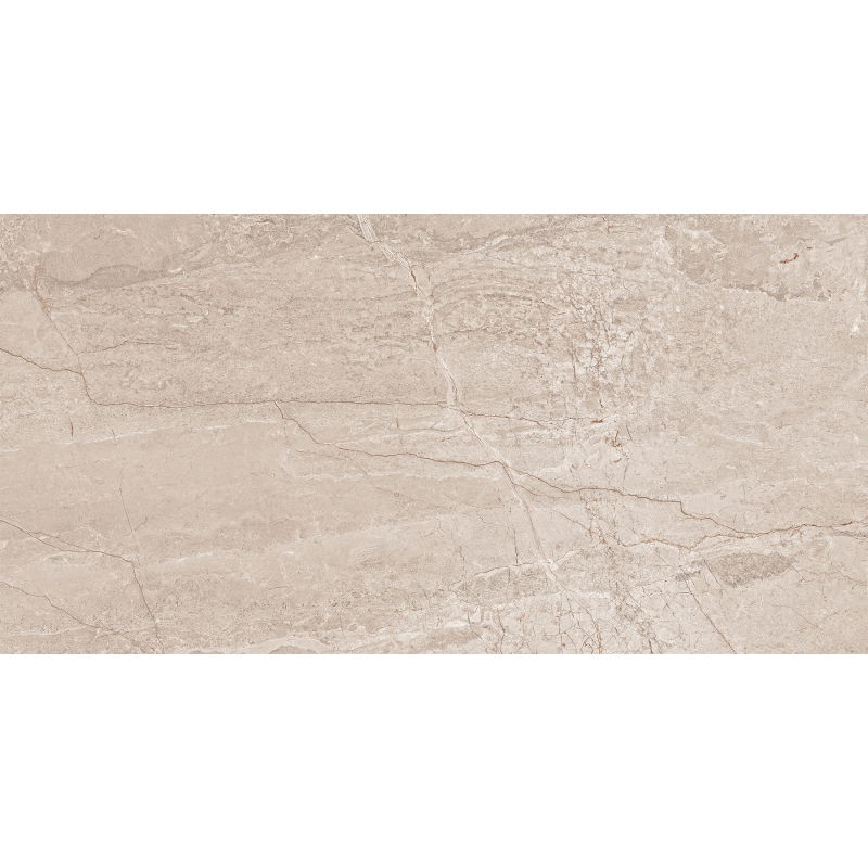 Mexen Homes Brown glazed rectified porcelain tile G1, floor-wall tile 120 x 60 cm, gloss - TL151-120-060-01