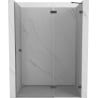 Mexen Lunar Shower Door Right Hinged 135 cm, Transparent, Gun Metal - 834-135-000-95-00-P