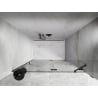 Mexen Lunar Shower Door Right Hinged 135 cm, Transparent, Gun Metal - 834-135-000-95-00-P