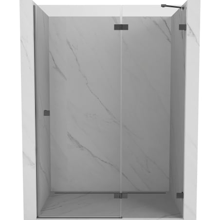 Mexen Lunar Shower Door Swing Right 140 cm, Transparent, Gun Metal - 834-140-000-95-00-P