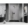 Mexen Lunar Shower Door Swing Right 140 cm, Transparent, Gun Metal - 834-140-000-95-00-P