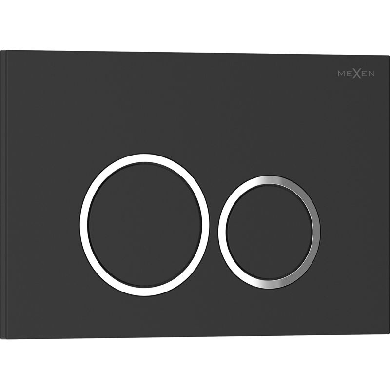 Mexen Tex 01 flush button, matte black - 6101-02