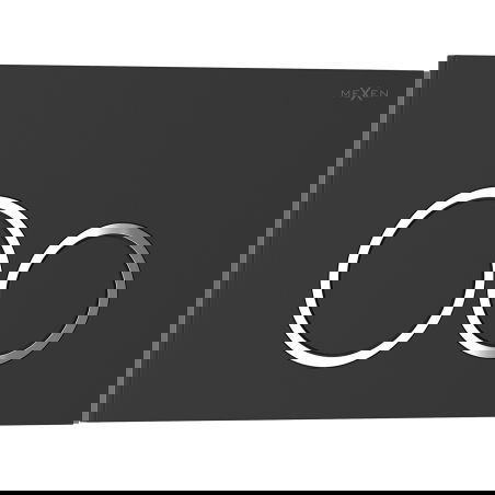 Mexen Tex 01 flush button, black matte - 6101-02