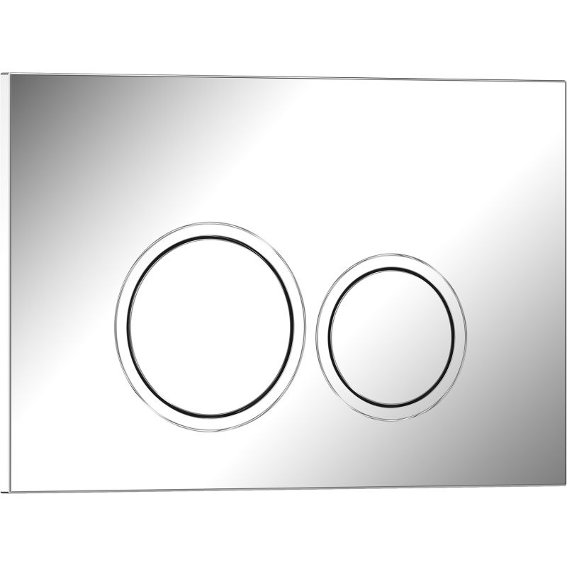 Mexen Tex 01 flush button, glossy chrome - 6101-03