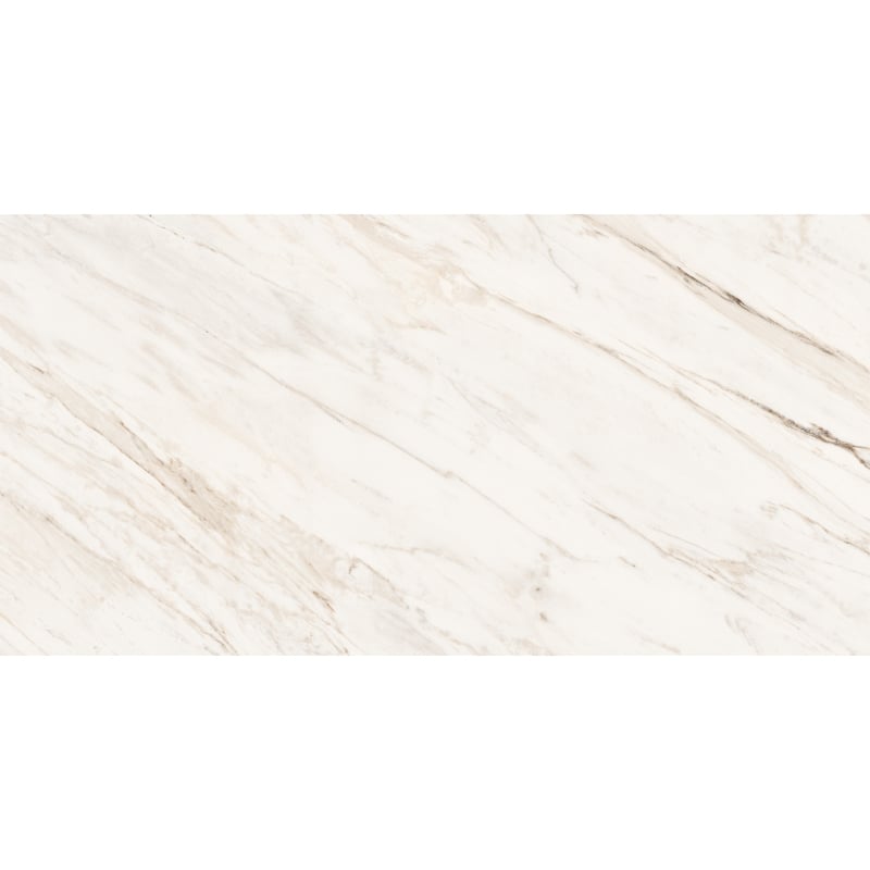 Mexen Angelo White glazed porcelain rectified. G1, floor-wall tile 120 x 60 cm, gloss - TL156-120-060-00