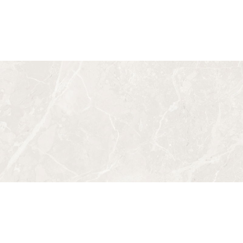 Mexen Rozallia Bianco glazed rectified porcelain tile G1, floor & wall tile 120 x 60 cm, gloss - TL165-120-060-00
