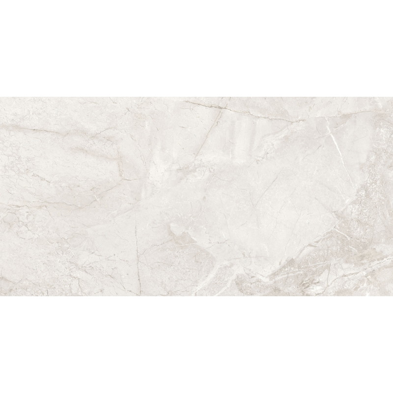 Mexen Margaret White glazed rectified porcelain tile G1, floor and wall tile 120 x 60 cm, gloss - TL167-120-060-00