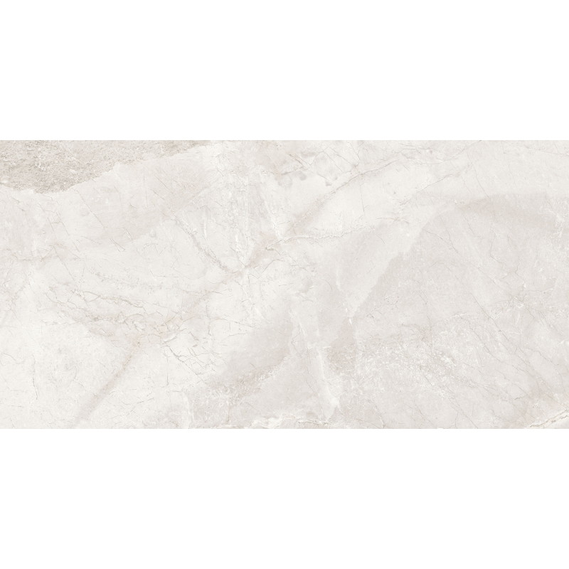 Mexen Margaret White glazed rectified porcelain tile G1, floor and wall tile 120 x 60 cm, gloss - TL167-120-060-00