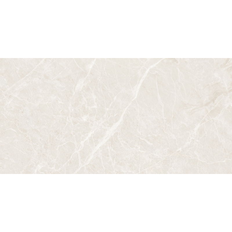 Mexen Versace Bianco glazed rectified porcelain tile G1, floor-wall tile 120 x 60 cm, gloss - TL168-120-060-01