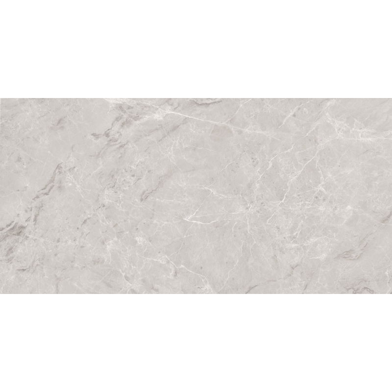 Mexen Versace Grey glazed rectified gres tile, floor and wall 120 x 60 cm, gloss - TL168-120-060-02