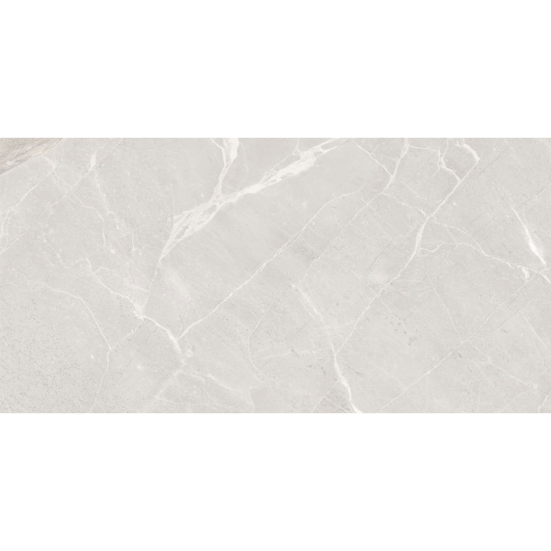 Mexen Valencia Bianco glazed rectified porcelain, floor-wall tile 120 x 60 cm, gloss - TL169-120-060-02
