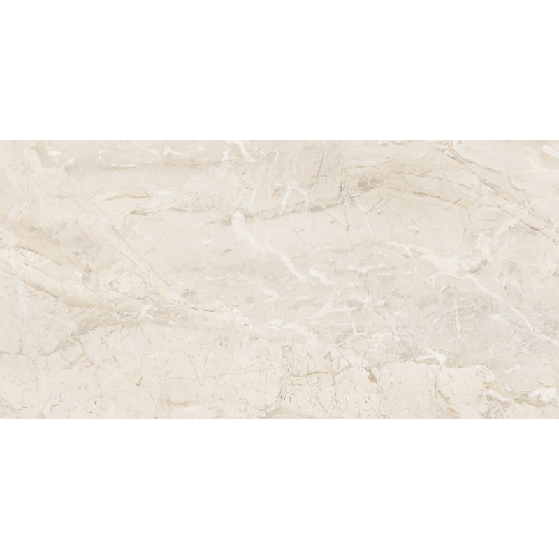 Mexen Krypton Beige glazed rectified porcelain stoneware, floor-wall tile 120 x 60 cm, glossy - TL170-120-060-00