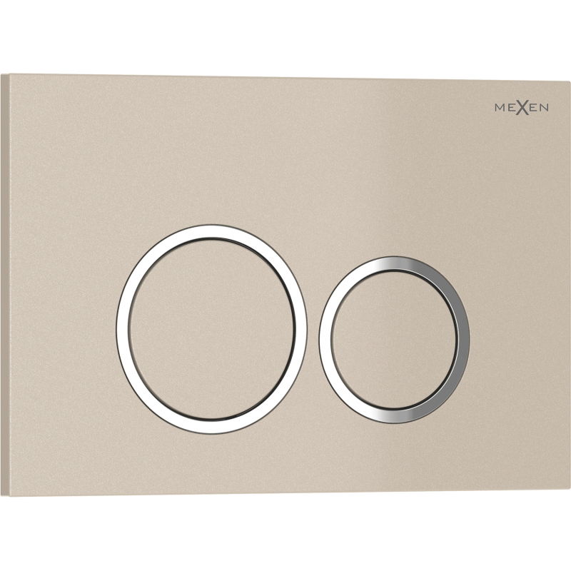Mexen Tex 01 flush button, beige - 6101-07