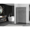 Mexen Kioto shower panel Walk-in 70 x 200 cm, graphite 8 mm, white - 800-070-101-20-40
