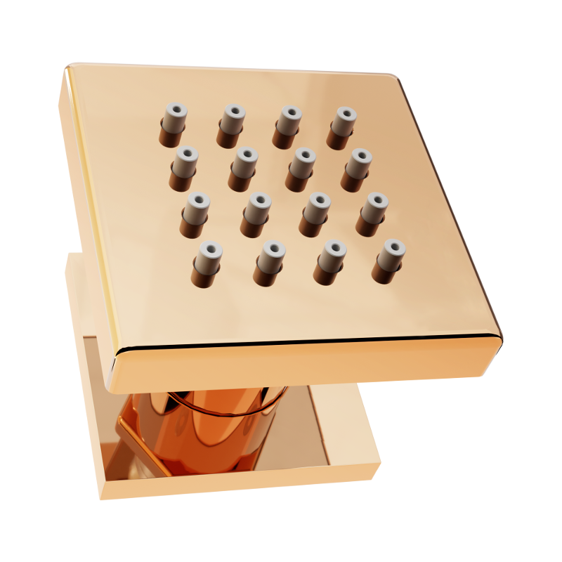 Mexen Wall-Mounted Side Nozzle, Rose Gold - 79360-60