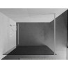 Mexen Kioto Walk-in Shower Wall 120 x 200 cm, 8 mm Graphite, White - 800-120-101-20-40