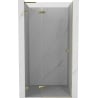 Mexen Lunar L Shower Door Left Hinged 120 cm, Transparent, Gold - 834L-120-000-50-00-L