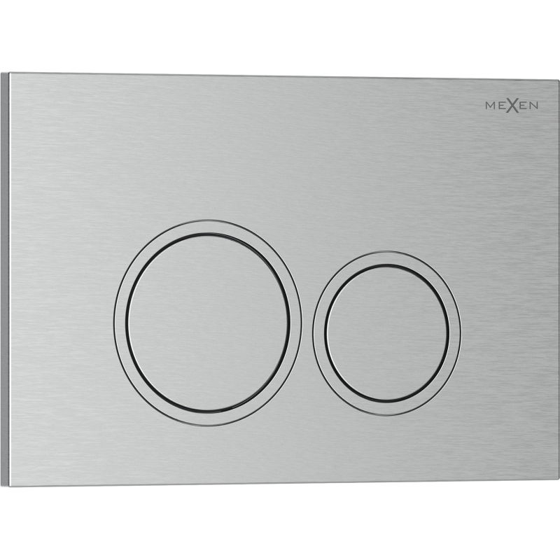 Mexen Tex 01 flush button, brushed nickel - 6101-10