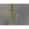Mexen Lunar L left shower door 90 cm, transparent, brushed gold - 834L-090-000-55-00-L