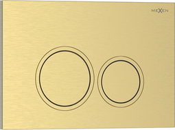 Mexen Tex 01 flush button, brushed gold - 6101-11