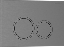 Mexen Tex 01 flush button, brushed gun gray - 6101-12