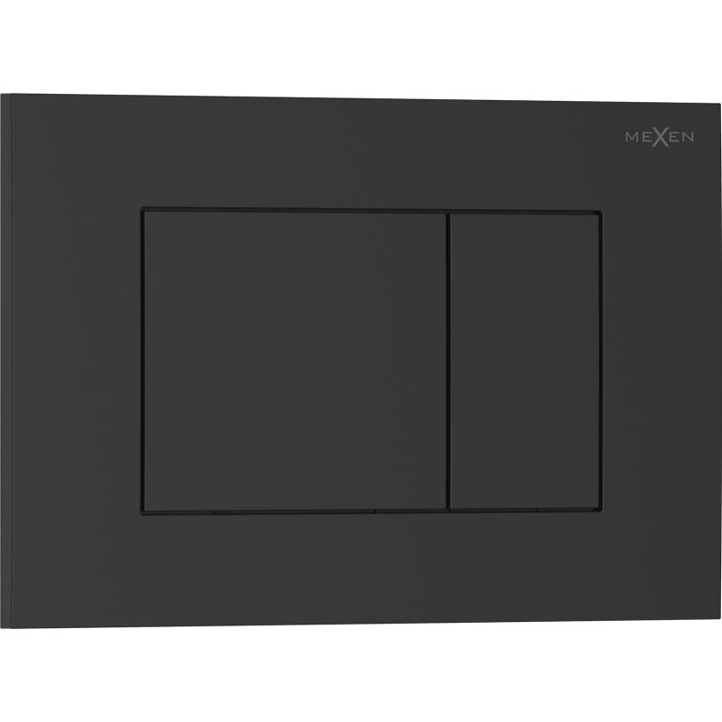 Mexen Tex 02 flushing button, black matte - 6102-02