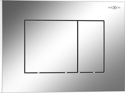 Mexen Tex 02 flush button, glossy chrome - 6102-03