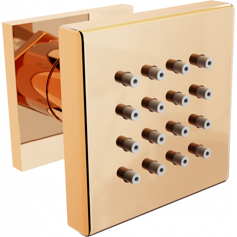 Mexen surface-mounted side nozzle, rose gold - 79360-60
